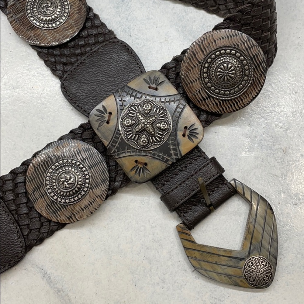 Chico’s Woven Leather Belt